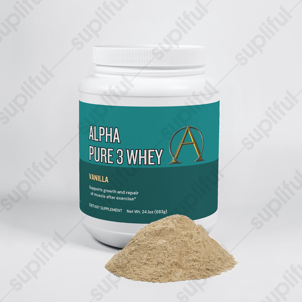 Alpha Pure3 100% Whey Protein Isolate (Vanilla)