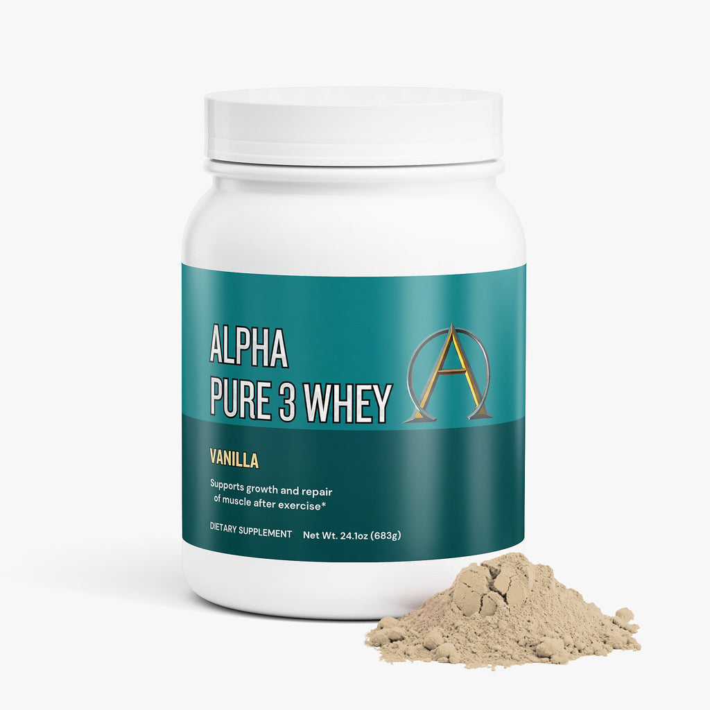 Alpha Pure3 100% Whey Protein Isolate (Vanilla)