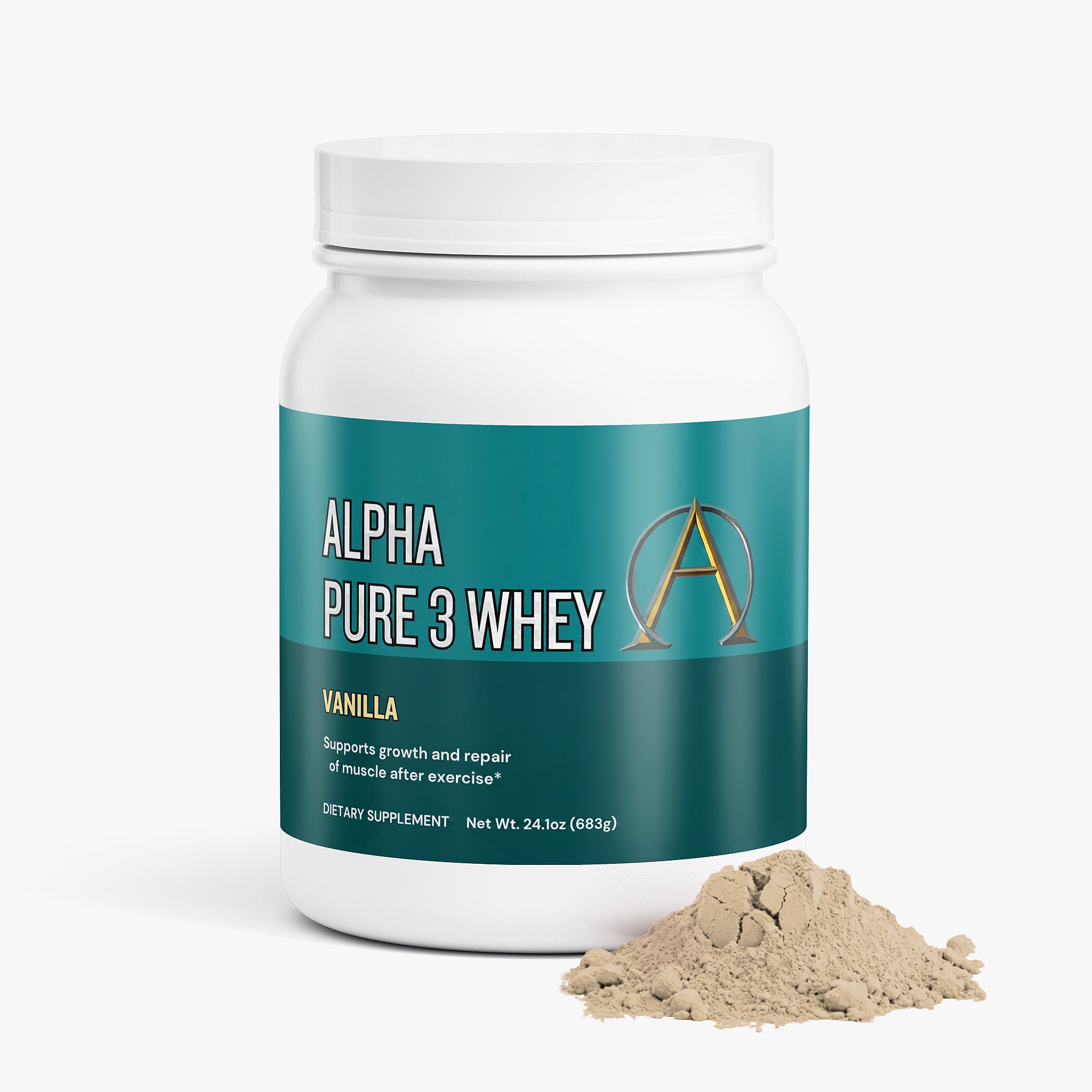 Alpha Pure3 100% Whey Protein Isolate (Vanilla)