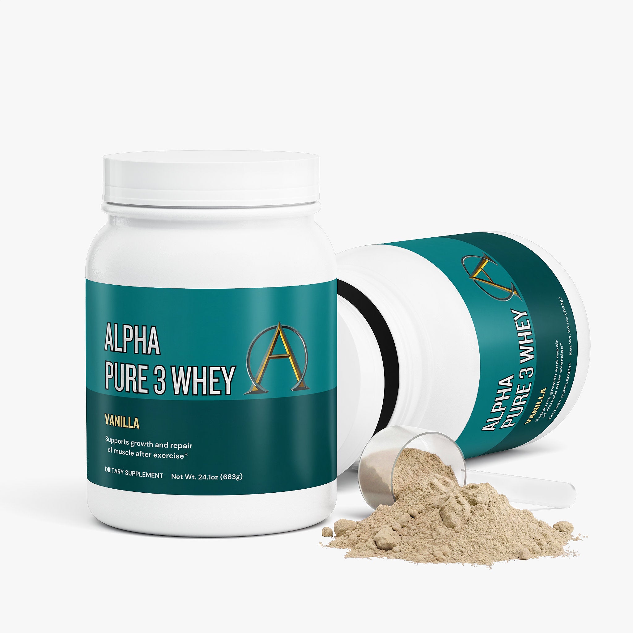 Alpha Pure3 100% Whey Protein Isolate (Vanilla)