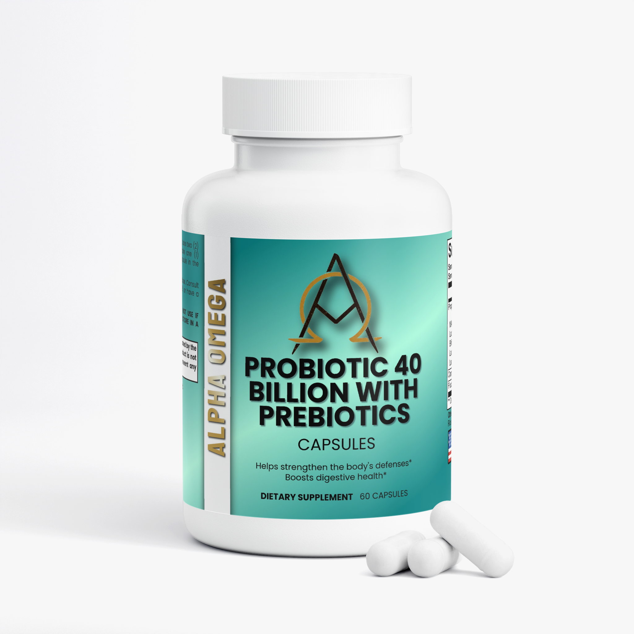 Probiotic 40 Billion with Prebiotics