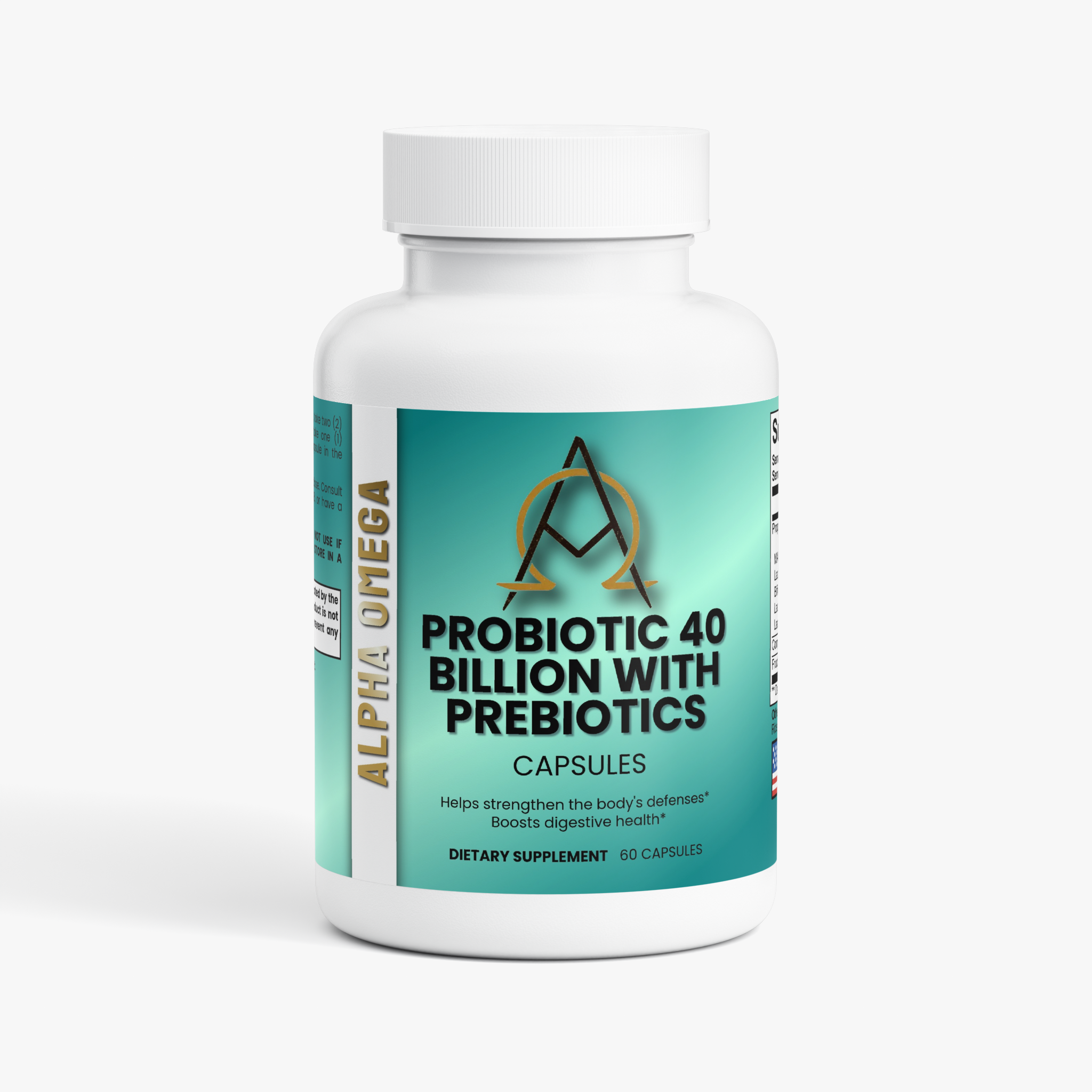 Probiotic 40 Billion with Prebiotics